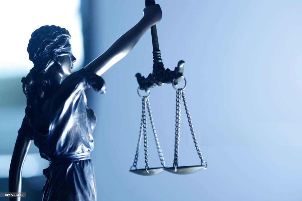 Lady justice statue